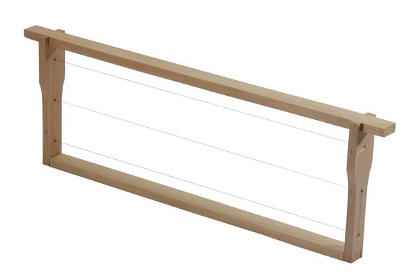 Frames Zander-Dadant with "Hoffmann" side bar, assembled, height 159 mm