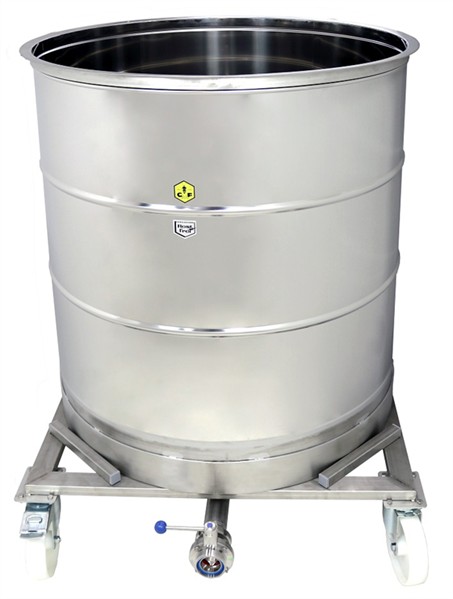 CFM-Honey tank 1000 kg (loose lid) incl. stand