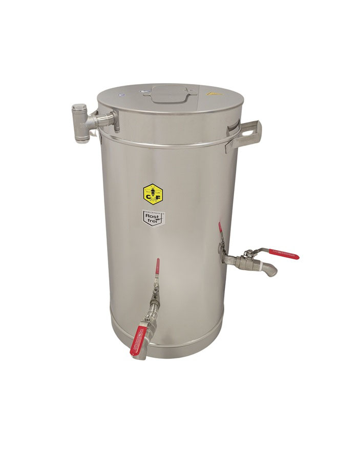 CFM-Wax clarifying tank double walled 35 liters