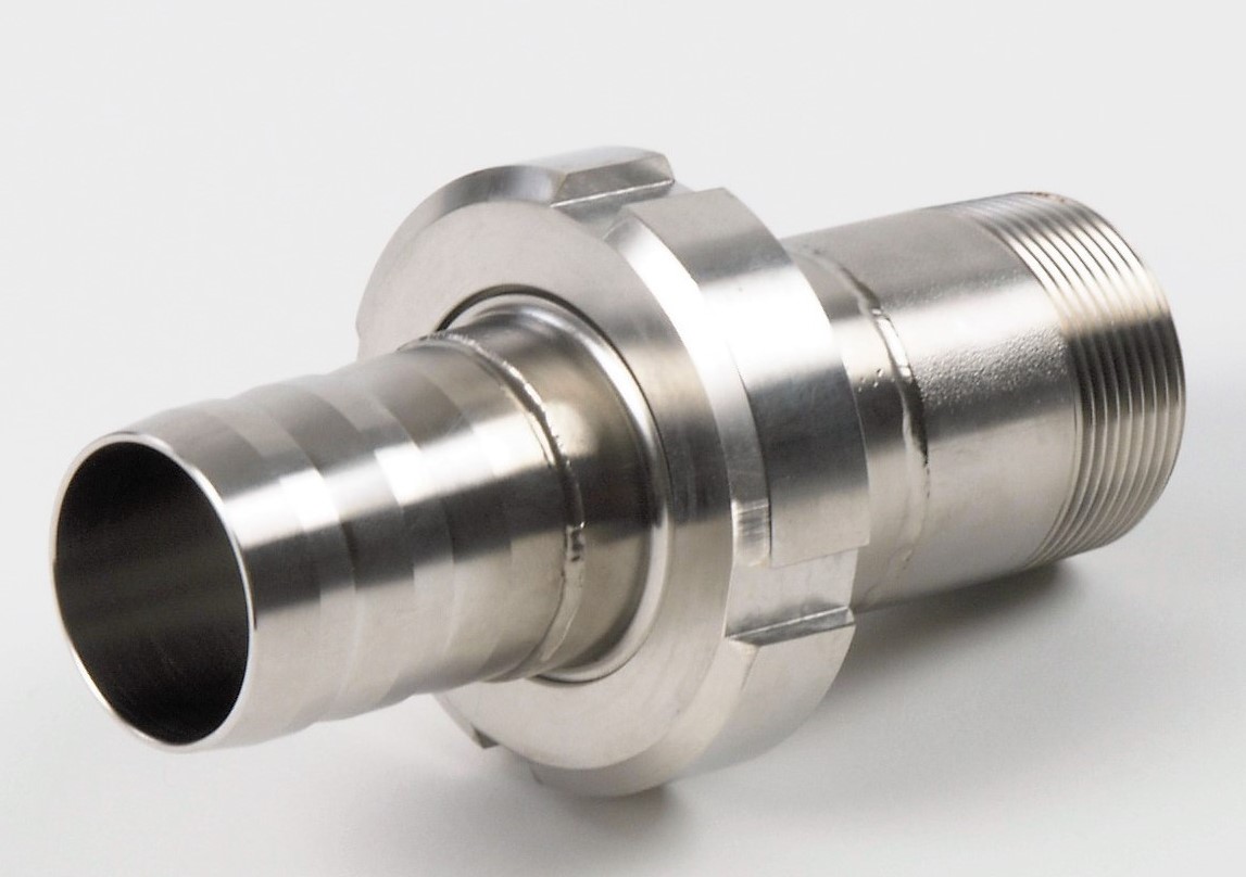 Edelstahl-Schlauchkupplung DN 50 / 2" Außengewinde