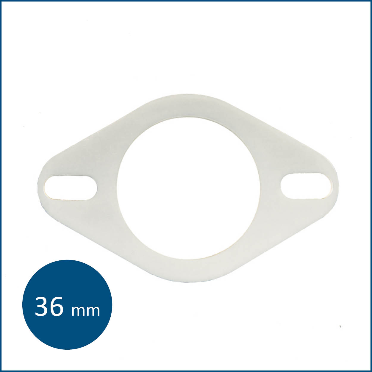 Silicon gasket with elongated holes, food safe, for item no. 5000098