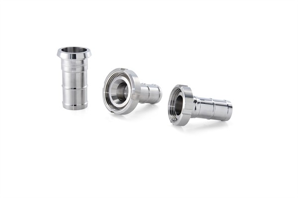 Half hose coupling DN50 / tube nozzle 40 mm