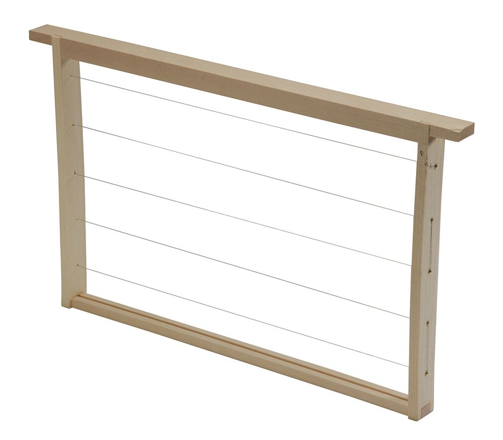 Rähmchen Zander-Dadant Brutraum OHNE HT modifiziert, fertig montiert