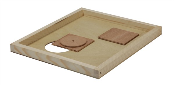 Zander Liebig Inner cover with 2 bee escapes