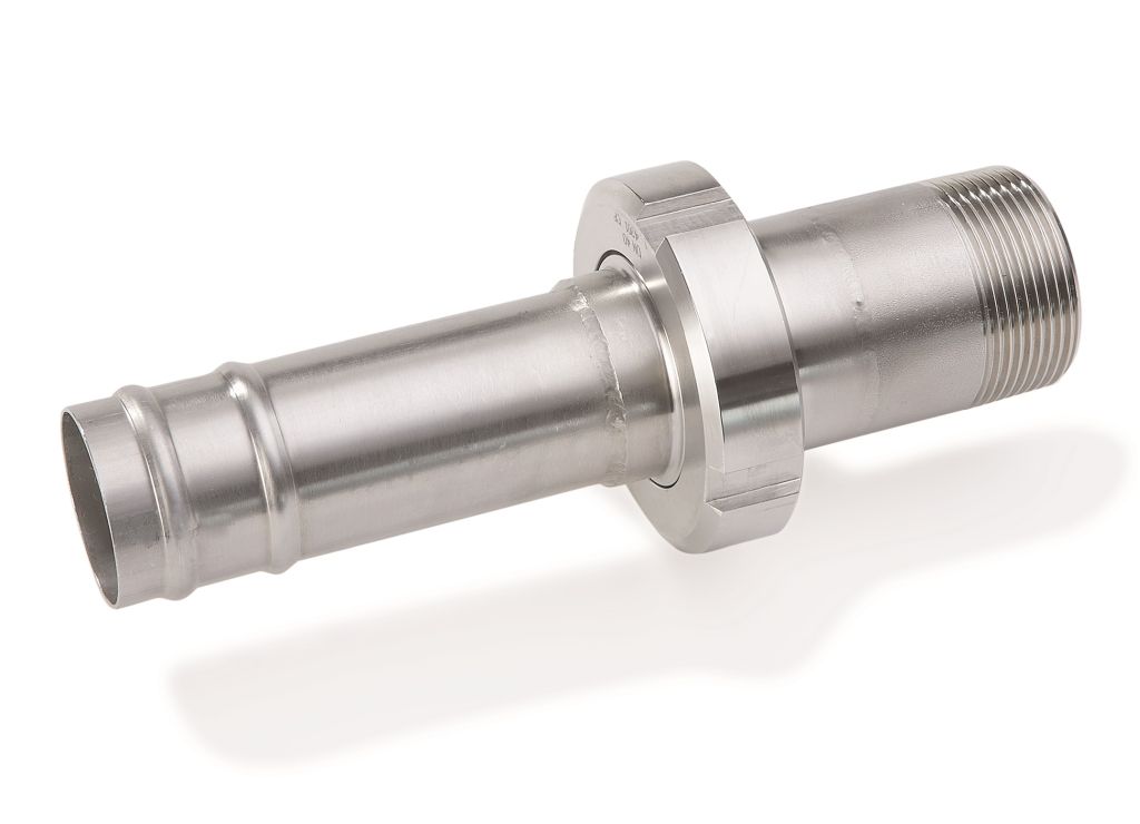 Hose coupling 1 1/2" external thread / DN 40 hose nozzle