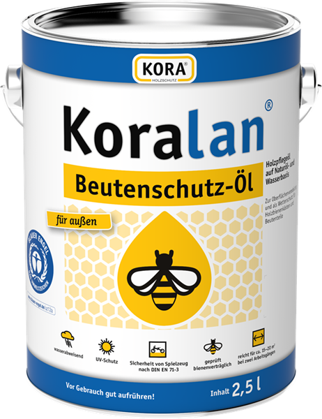 Koralan® Beutenschutz-Öl Schwedenrot 750 ml