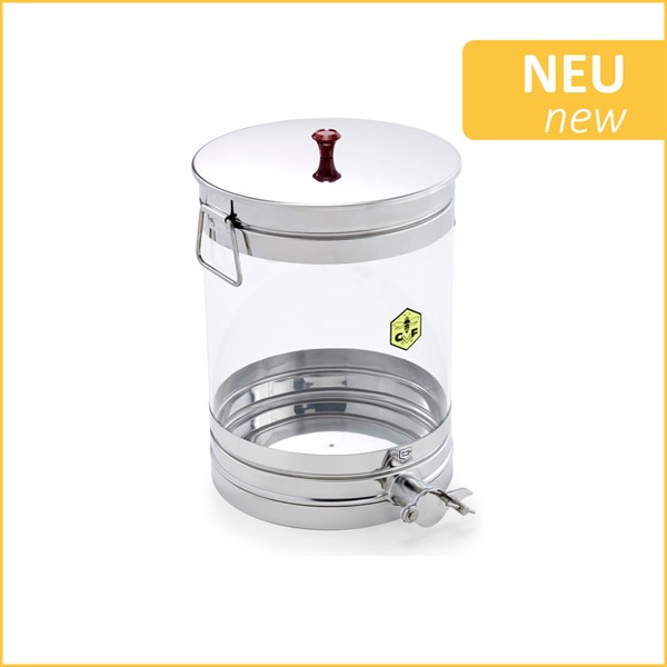 CFM plexi glass honey tank 32 kg (lid without locks)