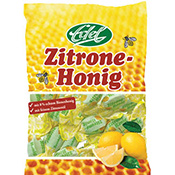 Honey sweets - Lemon and honey, 90 g bag