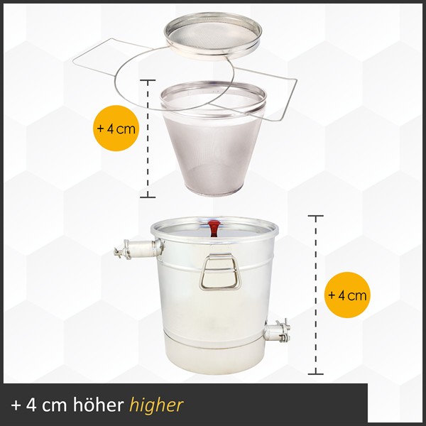 *Special series* CFM-straining system 35 kg with loose lid