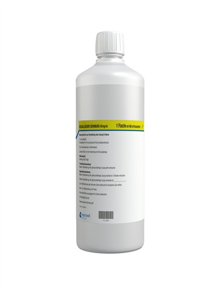 1 x 1000 ml oxalic acid dihydrate solution 3.5% (m/V) ad us. vet.