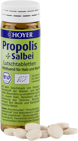 Propolis and clary lozenge