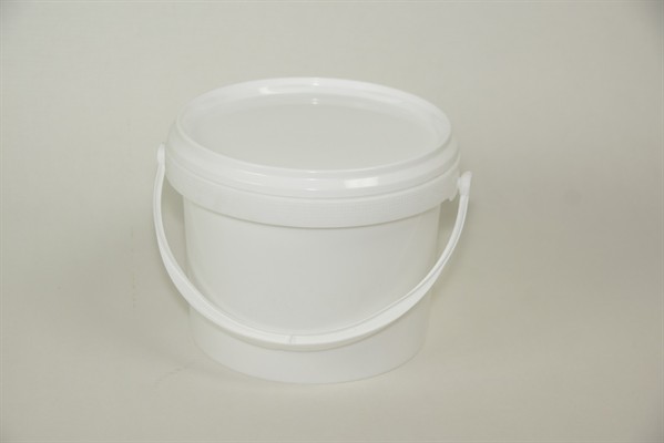 Plastic bucket 2,5 kg (without imprint) ERE