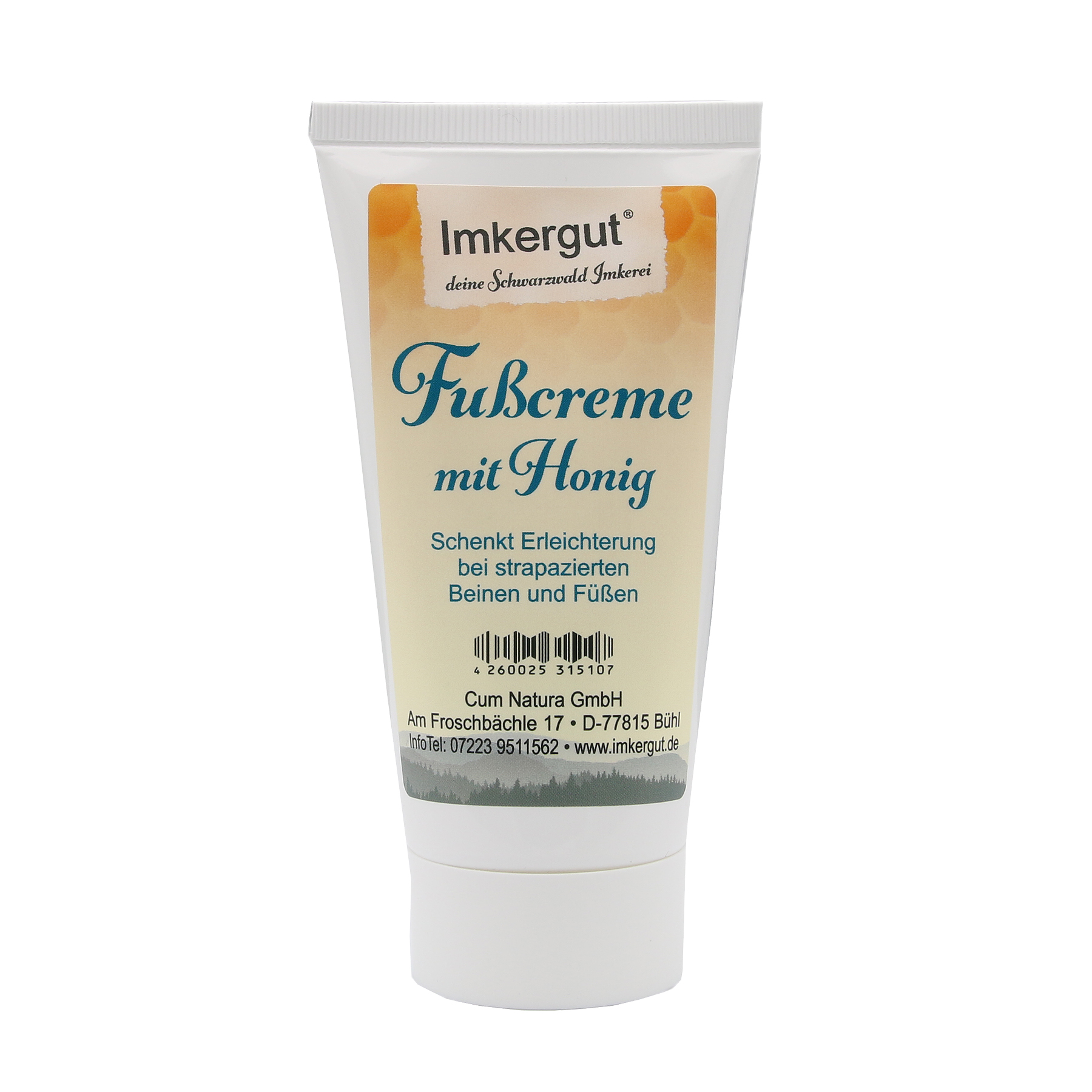 Fußcreme mit Honig 75ml