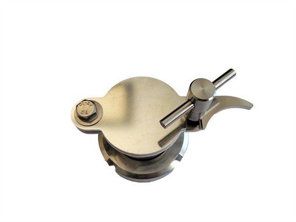 CFM-Honey valve 1 1/2", stainless steel with seal, DN40 cone socket and union nut