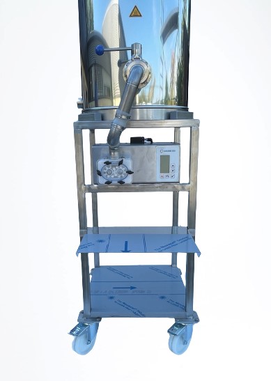 CFM-Support for Honeyaid® and 100 kg double walled creamer