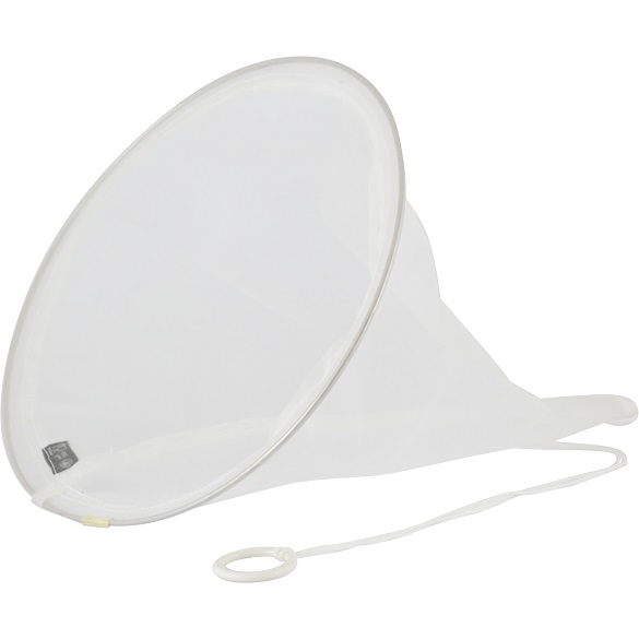 Conical nylon strainer, fine, Ø 32 cm, length approx. 45 cm