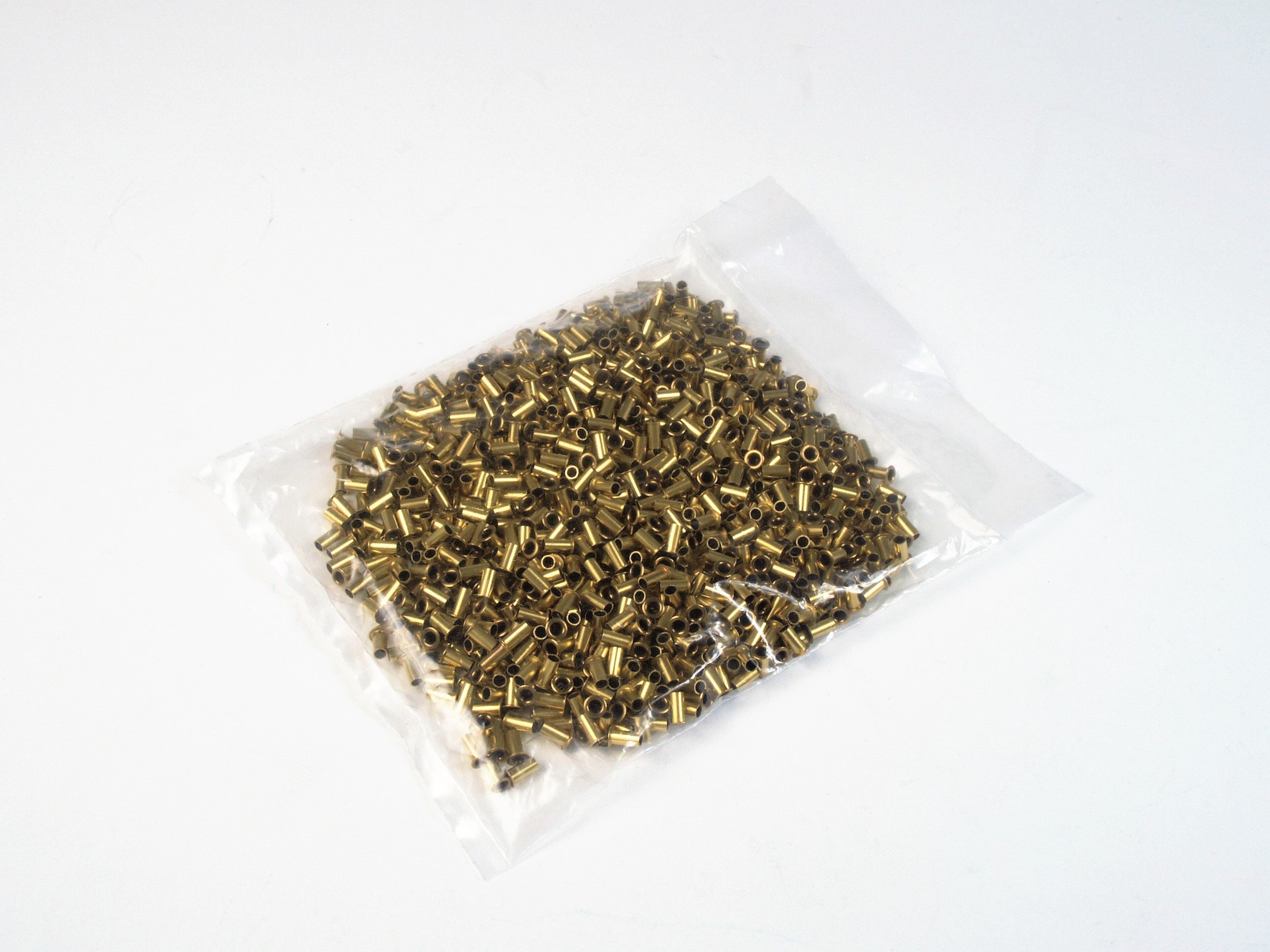 Brass eyelet, stainless, acid resistant, length 6 mm, 100 g = 1000 pcs