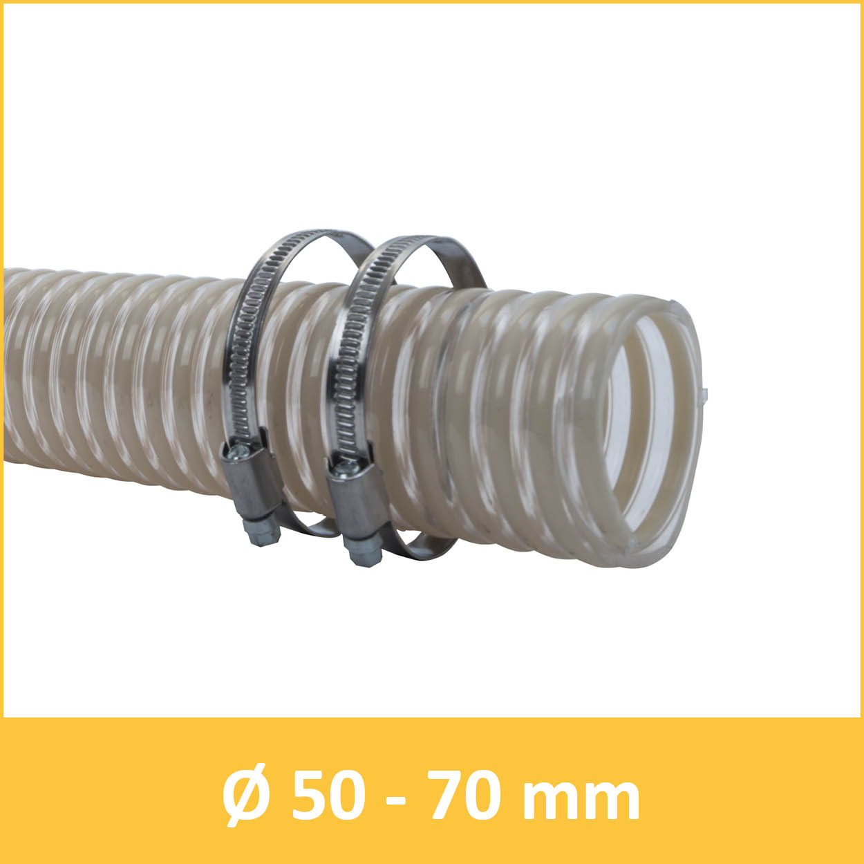 Hose clamp 50-70 mm