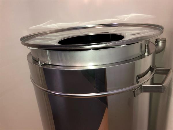 CFM adapter ring for 100 kg stirrer, double-walled and funnel Melitherm Profi and AR