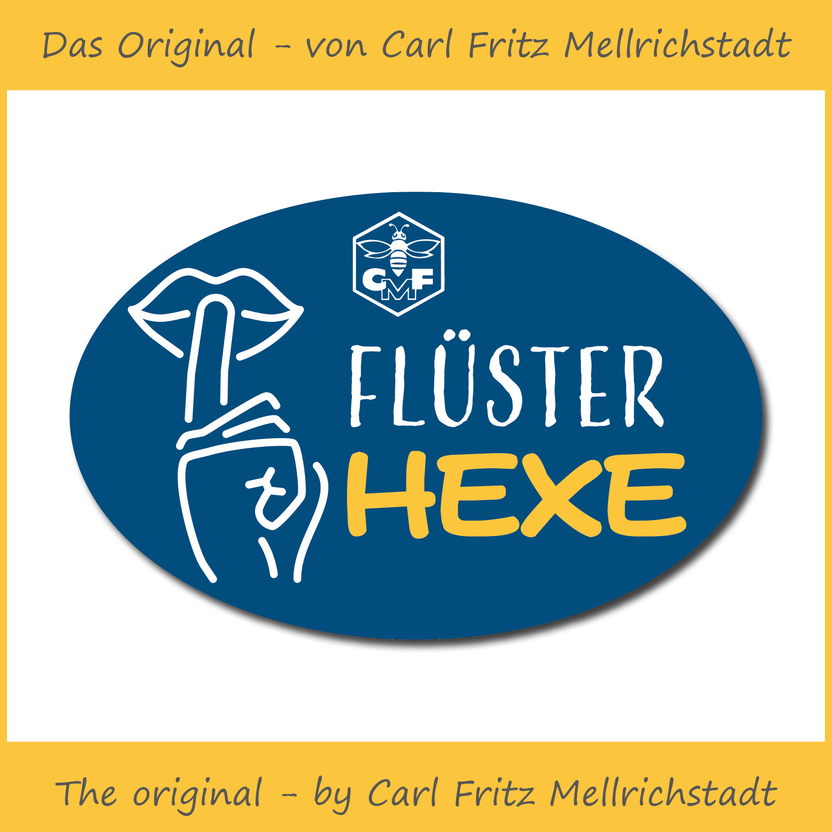 CFM-Acrylic glass radial extractor Ø 50 cm, 9 shallow frames with "Whispering Witch"