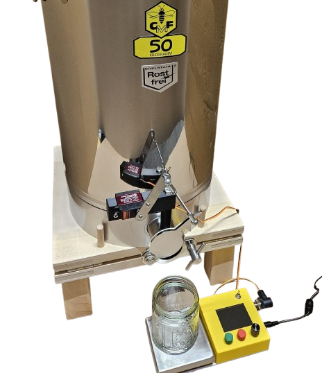 Honeyfiller-Set with 50 kg tank loose lid