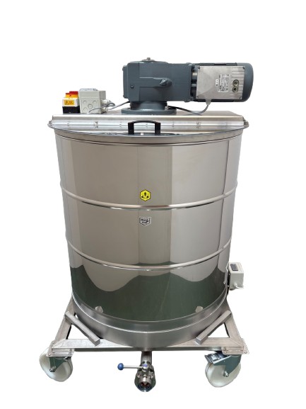 CFM-Honey creamer / homogenizer for 1000kg, motor 2200W / 400 V, DN50 disc valve
