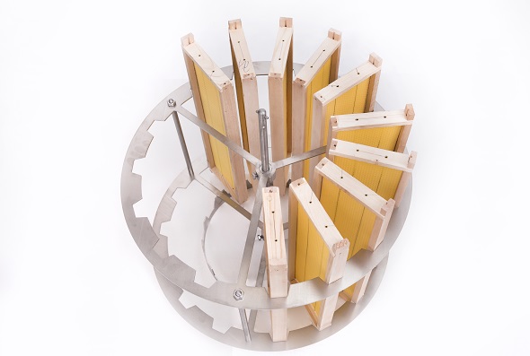 CFM-Radial cage for 15 shallow frames up to 16.5cm sidebar length and frame width up to 40mm