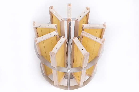 CFM-Radial honey extractor 9-shallow combs, 110 W motor drive