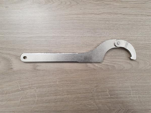 Hinged hook wrench 60 - 90 mm for DN 40