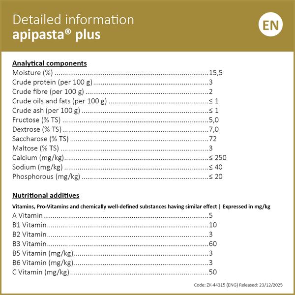 apipasta® plus 0,5 kg