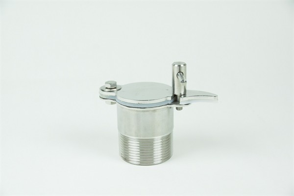 CFM-Honey tap 1 1/2" made of stainless steel with sealing and 1 1/2" male thread