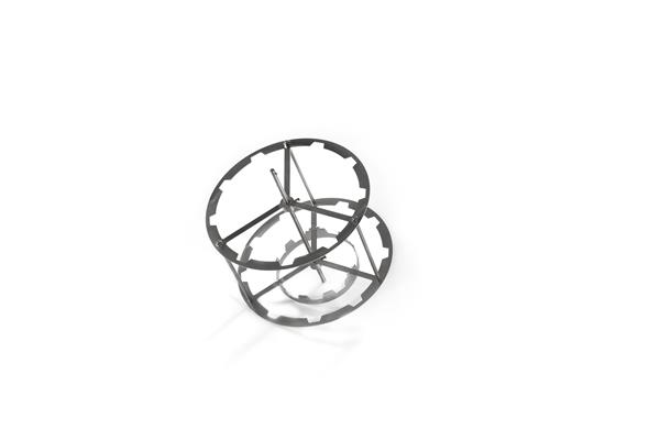 CFM-Acrylic glass radial extractor, 9 shallow frames, manual drive