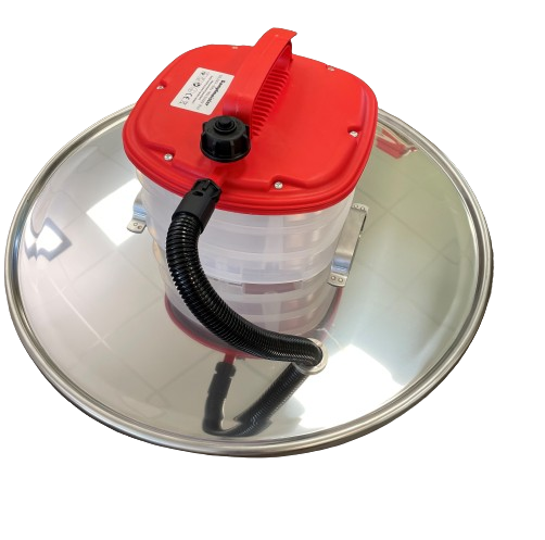 Lid with seal and steam generator for CFM-Mini cappings melter