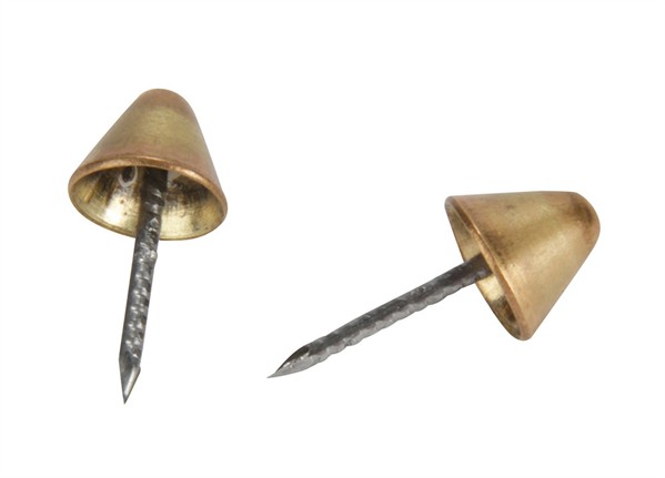 Pointed head nails, head height 7mm Ø 9mm, pack 100 pieces