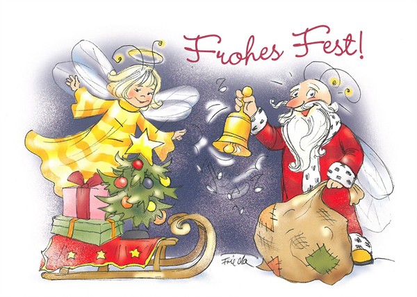 Postkarte "Frohes Fest" Postkarte "Frohes Fest"