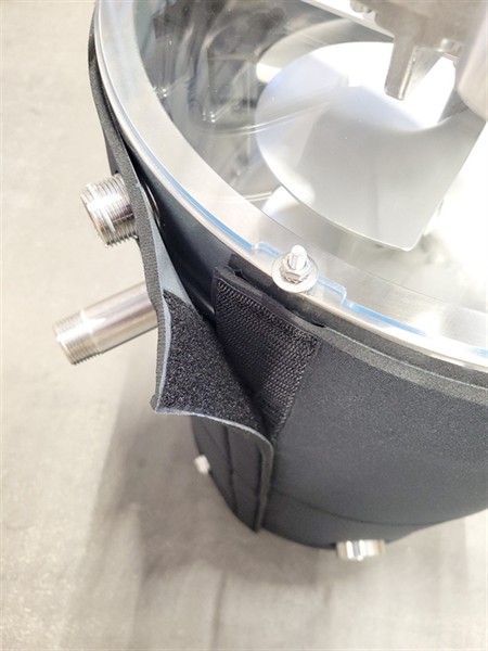 Tank insulation for 100 kg double-walled containers or stirrers