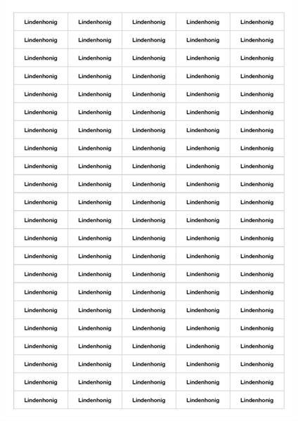 Etiketten "Lindenhonig"