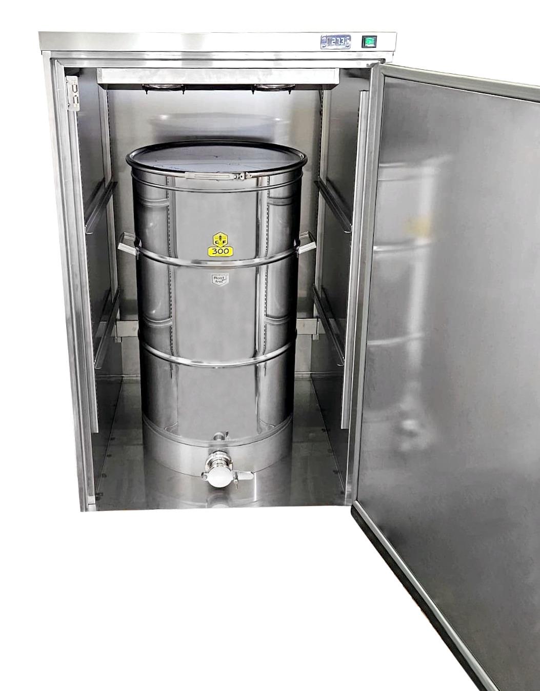 Honey heating cabinet big, stainless steel