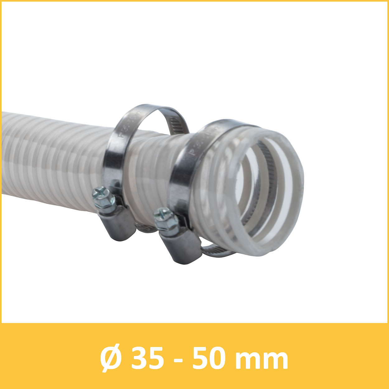 Hose clamp Ø 35-50 mm