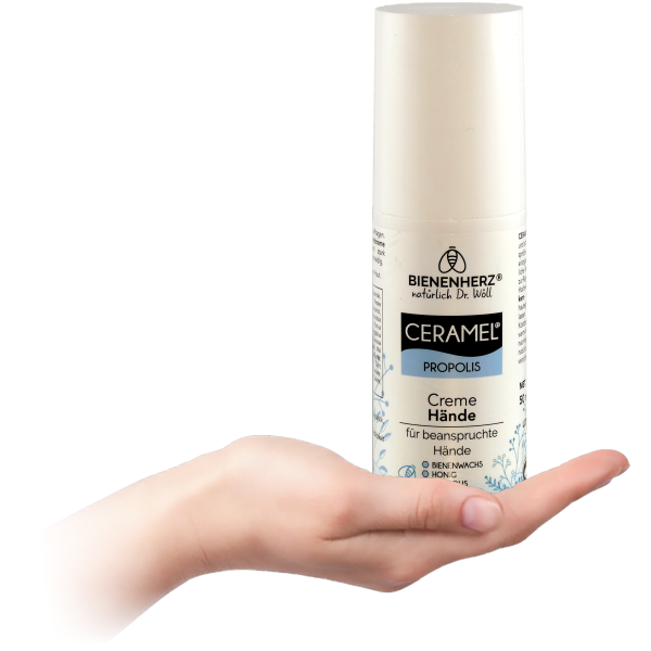 BIENENHERZ® Handcreme mit Bienenwachs + Propolis (50ml) BIENENHERZ® Handcreme mit Bienenwachs + Propolis (50ml)