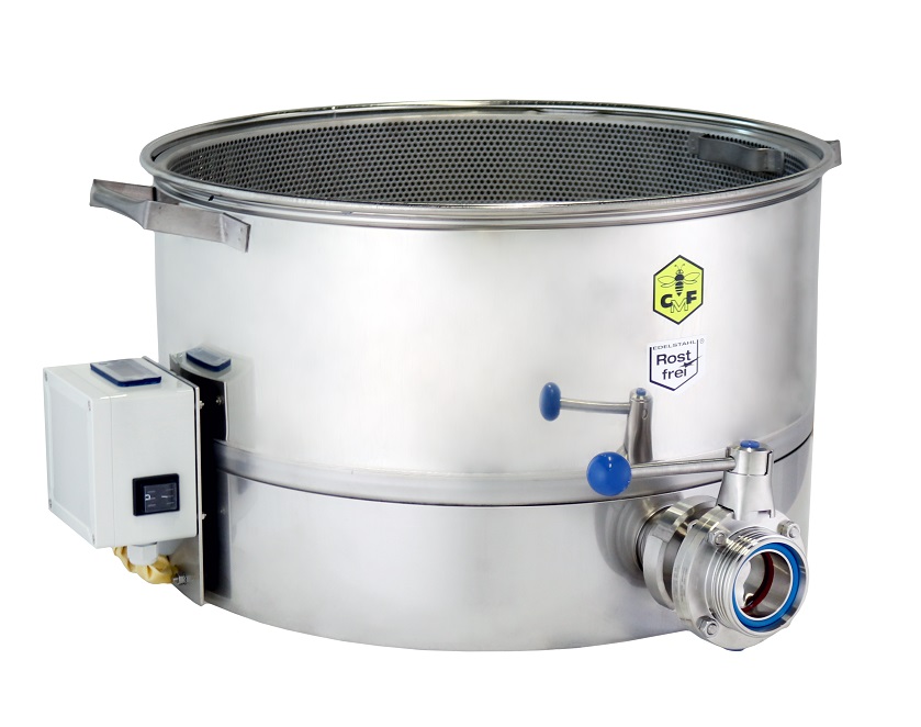 CFM-Pre-strainer with bottom heating and DN 50 disc valve