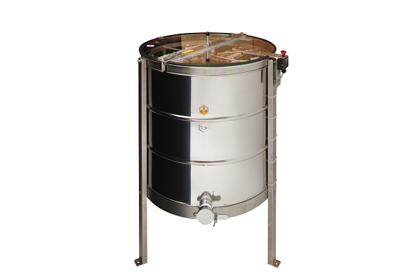 CFM-Double pocket honey extractor 12 shallow frames, motor drive 370 W underneath, fully automatic